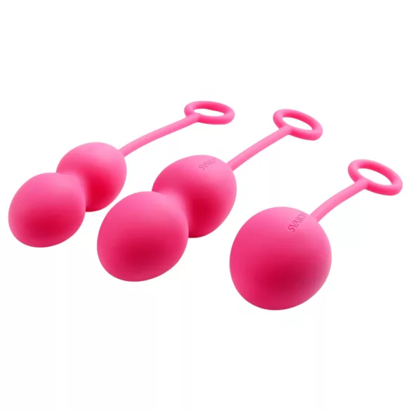 Svakom Nova - Boules de geisha 3 pièces - silicone rouge