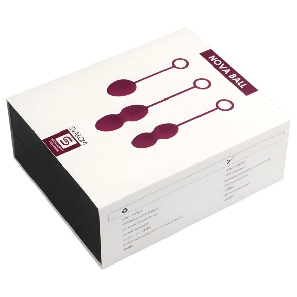 Svakom - Boules de geisha - Set 3 pièces - silicone violet