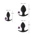 Black Velvet - kit silicone anal (3 pcs) - noir