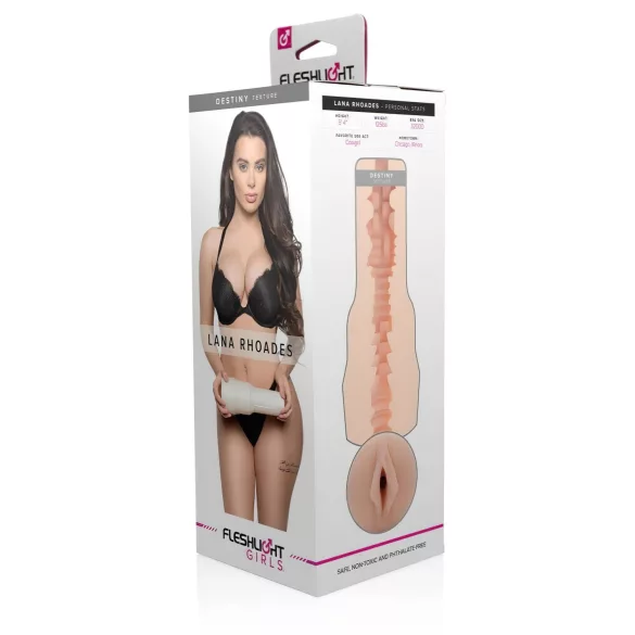Fleshlight - masturbateur vagin réaliste Lana Rhoades Destiny - couleur chair