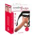 Realistixxx Strap-on - godemiché creux à fixer (naturel)