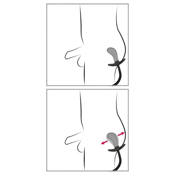 You2Toys - Plug anal à billes gonflable (noir)