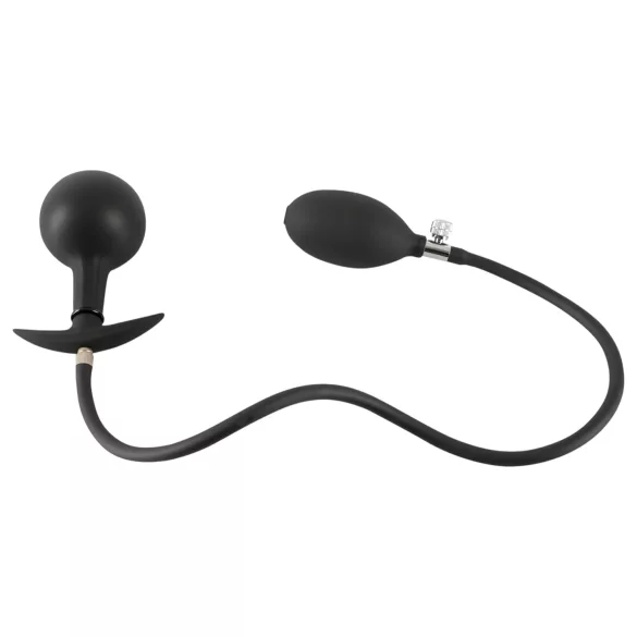 You2Toys - plug anal à billes gonflable - silicone noir