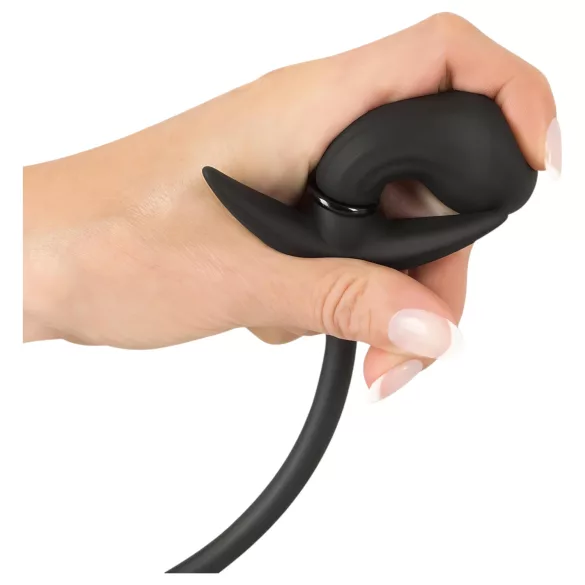 You2Toys - plug anal à billes gonflable - silicone noir