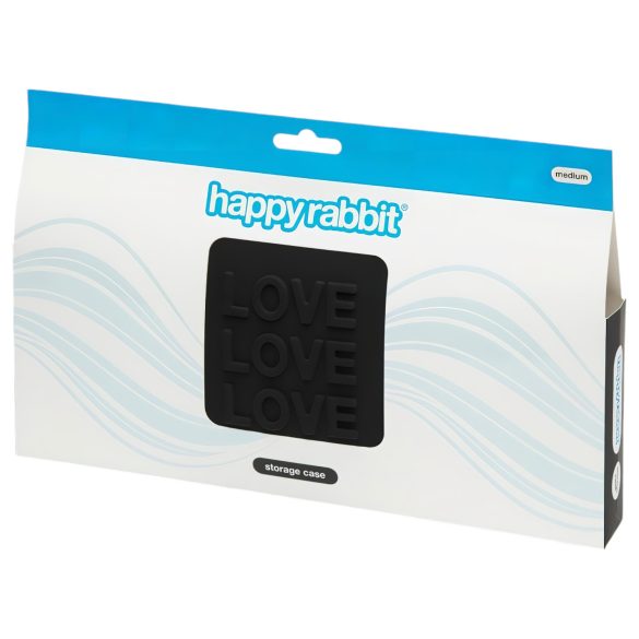 Happyrabbit - trousse à sextoys (noire) - moyenne