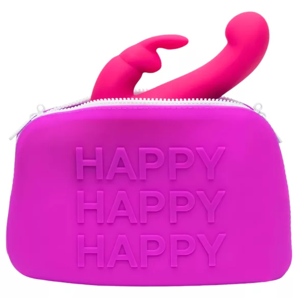 Happyrabbit - trousse rangement sextoy - grande - violet