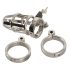 You2Toys - Cage en métal pour pénis, avec cadenas