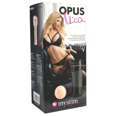 mystim OPUS Mica - masturbateur réaliste (naturel-noir)