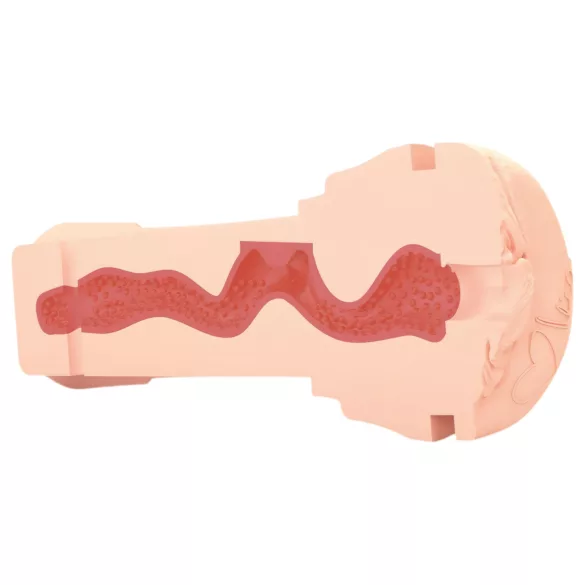mystim OPUS Mica - masturbateur vagin réaliste - silicone peau noire