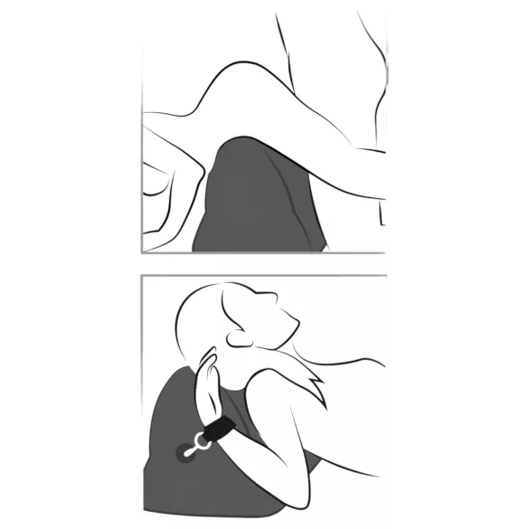 You2Toys - coussin d’amour gonflable - set accessoire sexuel noir