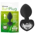 You2Toys - plug anal - bijou blanc - silicone noir