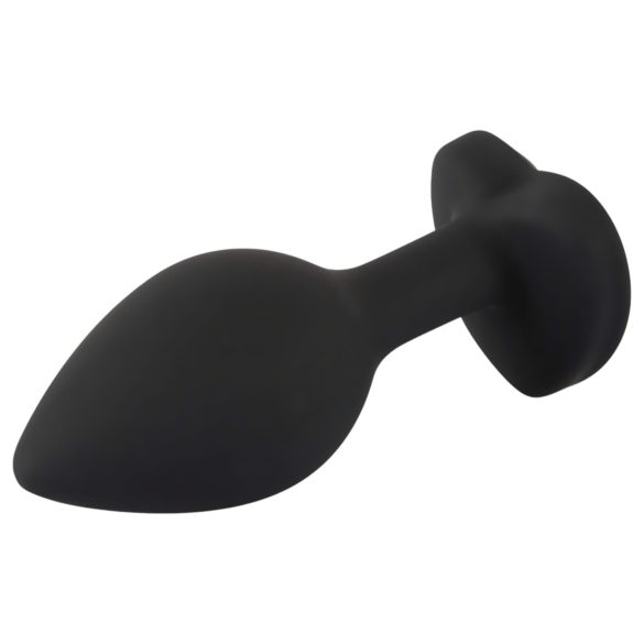 You2Toys - plug anal - bijou blanc - silicone noir