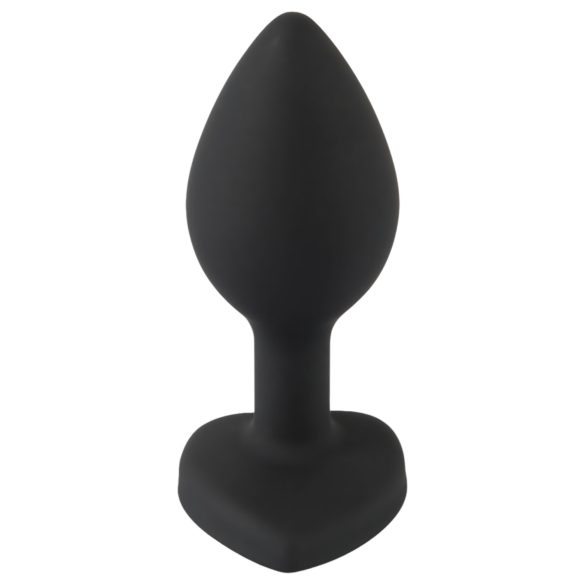 You2Toys - plug anal - bijou blanc - silicone noir