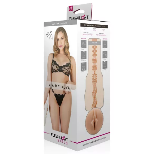 Fleshlight - Vaginale masturbateur réaliste Mia Malkova - couleur chair