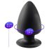 Silexd M - Plug anal moulable - 11cm (noir)