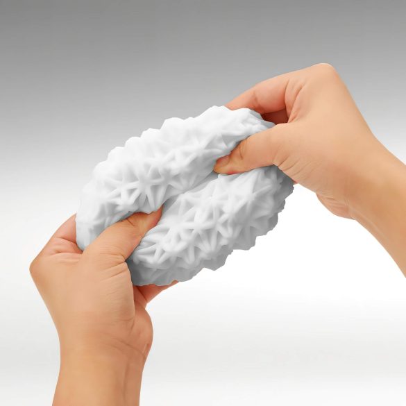 TENGA GEO - masturbateur homme texturé ondulé - silicone Glacier