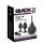 Plug anal Black Velvet (4 pcs) - noir