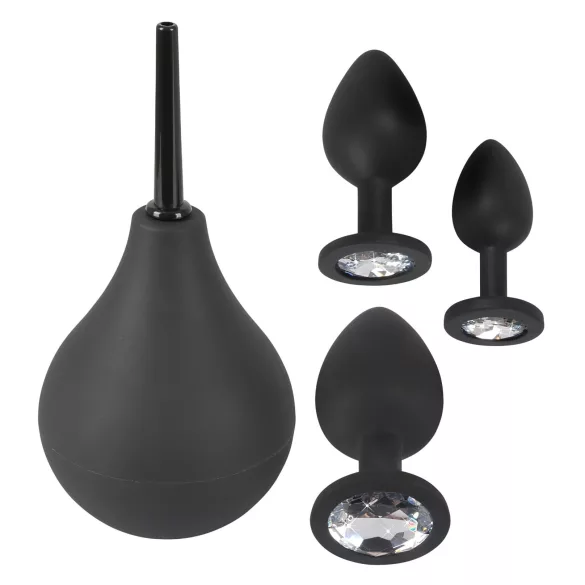 Black Velvets - set de plugs anaux (4 pièces, noir)