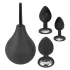 Black Velvets - set de plugs anaux (4 pièces, noir)