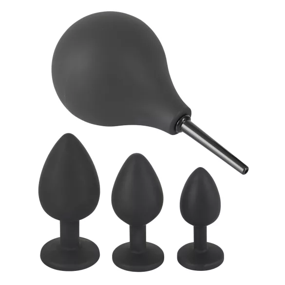 Black Velvets - set de plugs anaux (4 pièces, noir)