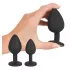 Black Velvets - set de plugs anaux (4 pièces, noir)