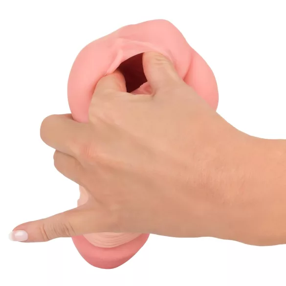 Nature Skin - vagin masturbateur et gaine pénis 2en1 - silicone chair
