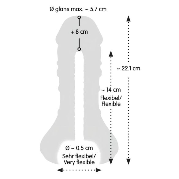 Nature Skin - vagin masturbateur et gaine pénis 2en1 - silicone chair