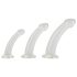 Cristal Clair - Set 3 Dildos Anaux Glans (Transparent)