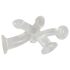 Crystal Clear - Set de 3 godemichés anaux gland (transparent)