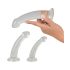 Cristal Clair - Set 3 Dildos Anaux Glans (Transparent)