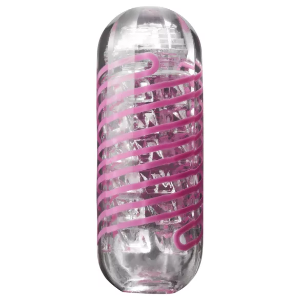 TENGA Spinner Brick - masturbateur homme texturé - transparent