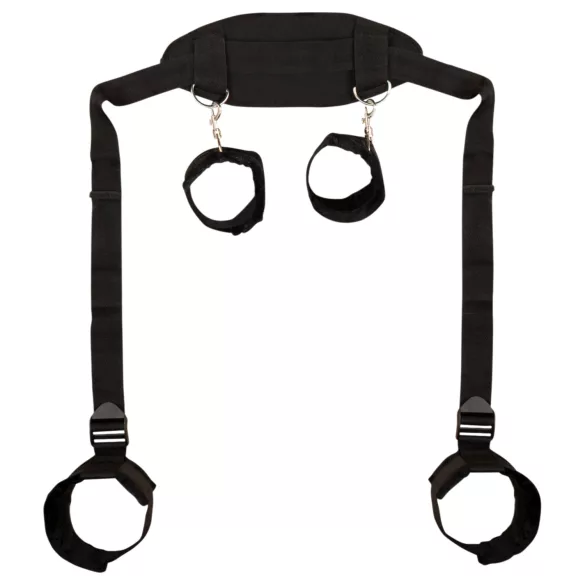 Bad Kitty - collier-menottes de poignets et de chevilles (noir)