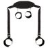 Bad Kitty - Menottes cou-poignets-chevilles (noires)