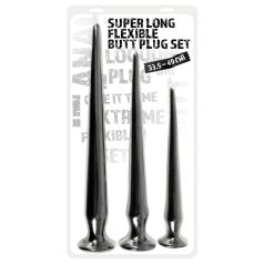 You2Toys - set plug anal extra long (3 pièces) - noir
