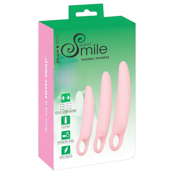 SMILE - Entraîneurs Vaginal - Set de Dildos - Rose (3 pièces)