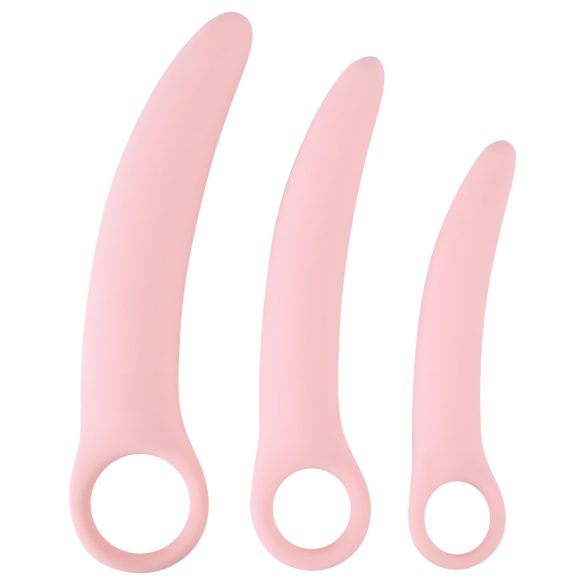 SMILE - Kit d'entraînement vaginal - 3 pièces - silicone rose