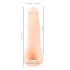 Realistixxx Double F - Dildo réaliste avec anneau pénien (naturel)