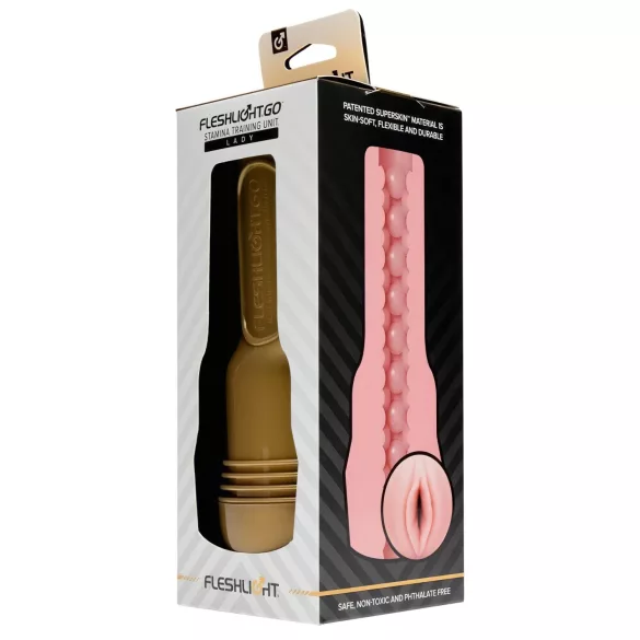 Fleshlight - masturbateur compact Stamina Training - vagin réaliste rose
