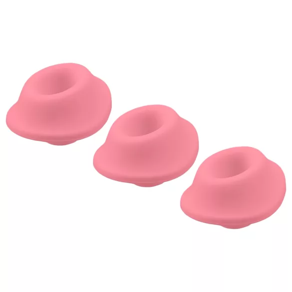 Womanizer Premium Eco - set d'embouts suceurs de rechange - rose (x3) - L