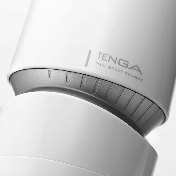 TENGA Aero - masturbateur bouche aspiration forte - blanc argenté