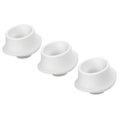   Set de cloches de succion de rechange Womanizer L - blanc (3 pièces) - grand
