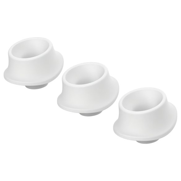 Set de cloches de succion de rechange Womanizer L - blanc (3 pièces) - grand