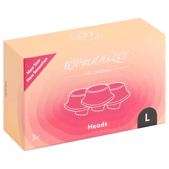 Womanizer - embout de rechange L - set de 3 pièces - noir - grande taille