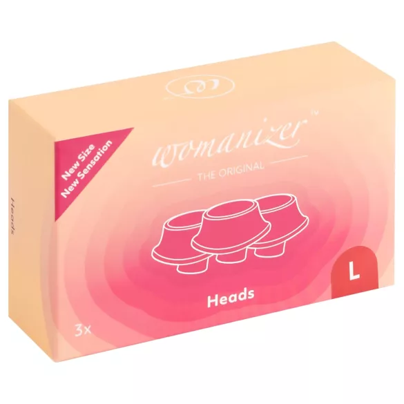 Womanizer - set de capuchons de succion de rechange - grand - rouge (x3)