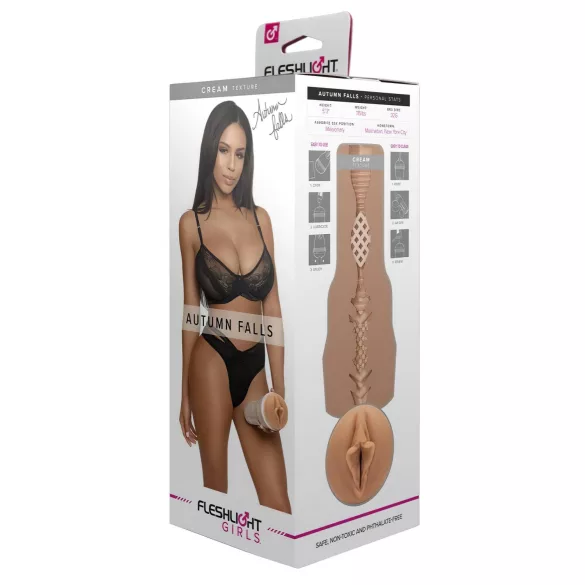 Fleshlight - masturbateur vagin réaliste - aspect naturel - Autumn Falls Cream