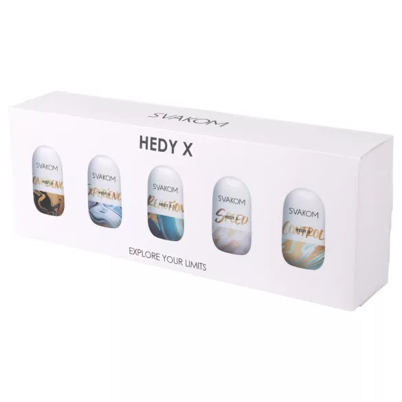 Svakom - œufs masturbateurs Hedy X Mixed - set de 5 pièces