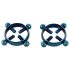 Bad Kitty - Bijoux tétons spiralés (rond) - bleu
