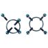 Bad Kitty - Bijoux tétons spiralés (rond) - bleu