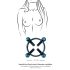 Bad Kitty - Bijoux tétons spiralés (rond) - bleu