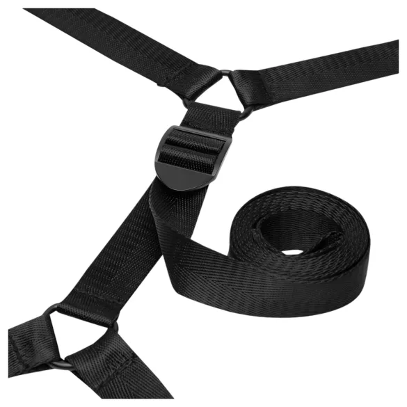 Fifty Shades of Grey - menottes set - cuir noir rouge